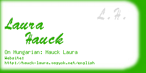 laura hauck business card